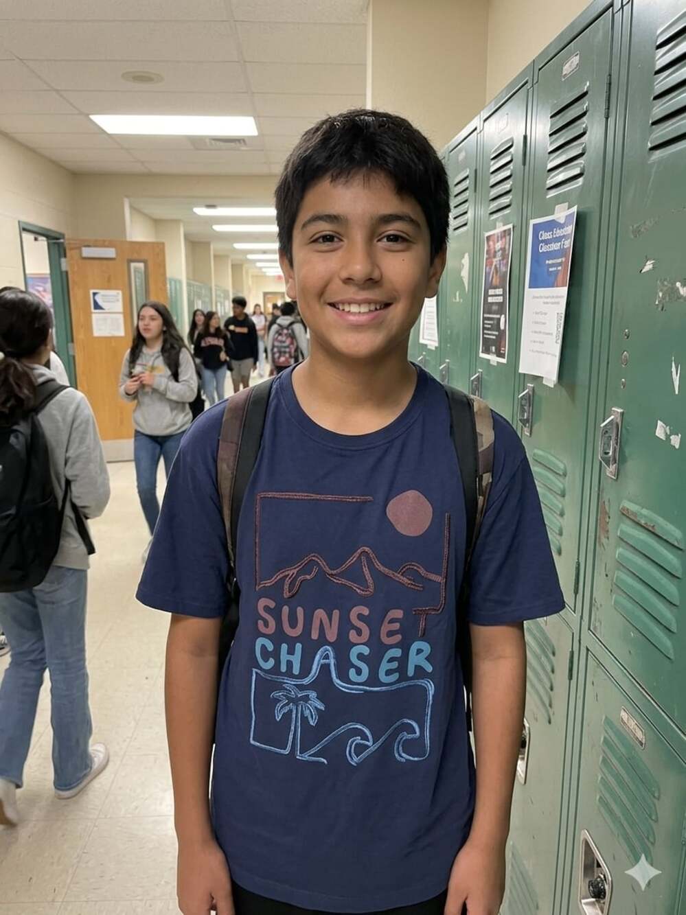 Cat & Jack Boys' Sunset Chaser Graphic T-Shirt | XL (14) NWT